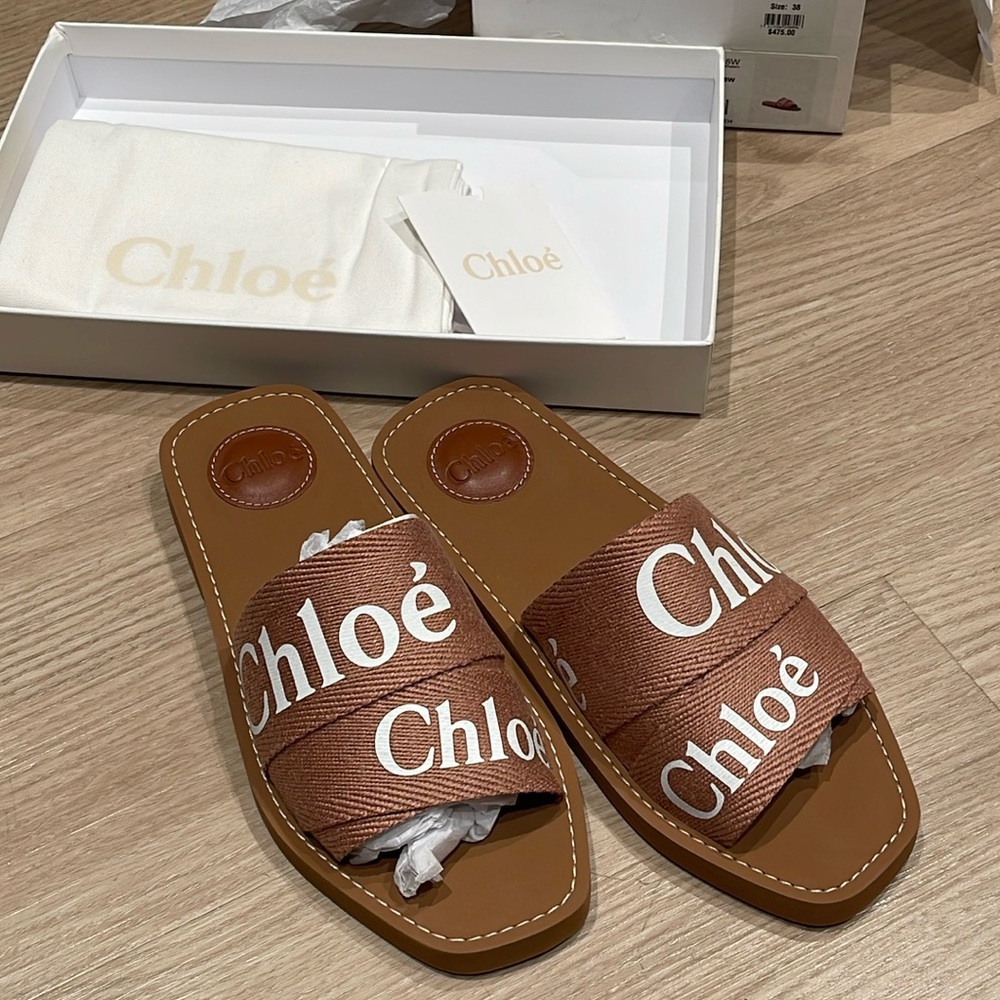 Chloe woody sandals